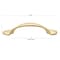 Gliderite Hardware 3 in. Center to Center Champagne Gold Arch Pull, 5PK 83167-CHPG-5 - alternate 2